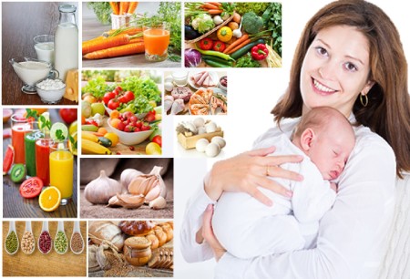غذای مادر شیرده 