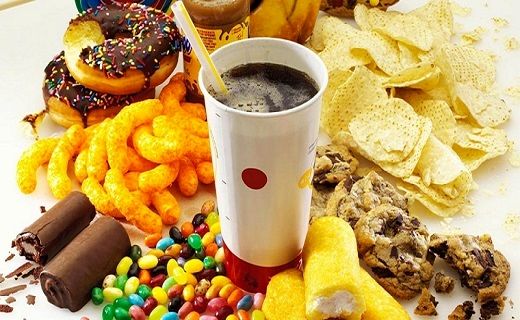 خوردن شكلات،پفك و چيپس،بيسكويت