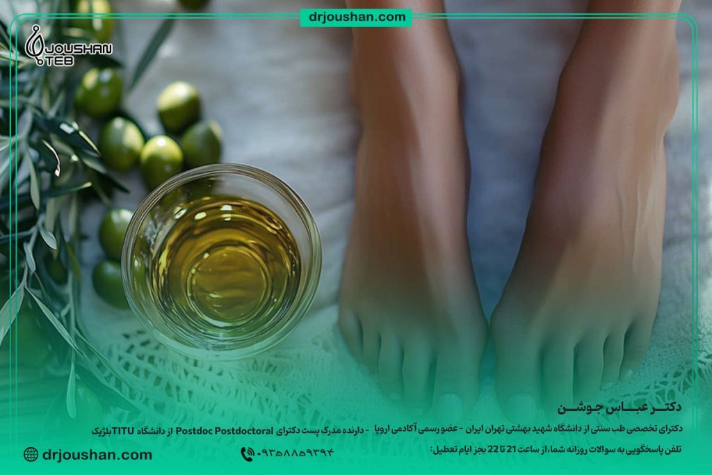روغن-مالی-برای-خارپاشنه