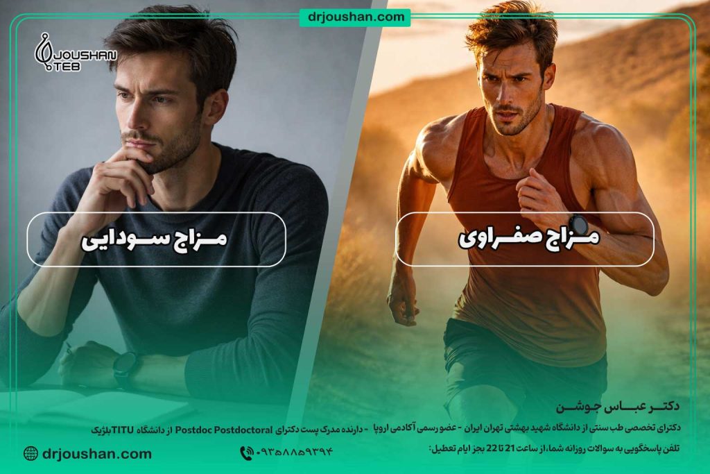 مقایسه-مزاج-سودایی-و-صفراوی