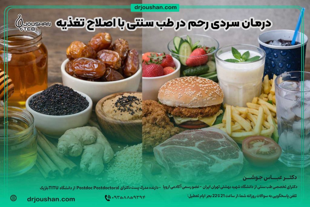 درمان-سردی-رحم-در-طب-سنتی-با-اصلاح-تغذیه-دکتر-عباس-جوشن